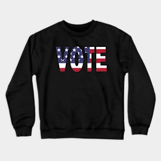 Vote USA flag Crewneck Sweatshirt